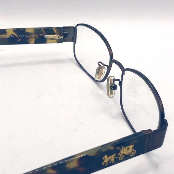 COACH HC 9075 eyeglass frames with case 92253 satin brown dark vintage tort - Picture 14 of 16